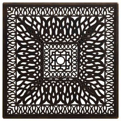 Bistro Set | Bronze | Cast Aluminium | Standard |  Decorative Inlays