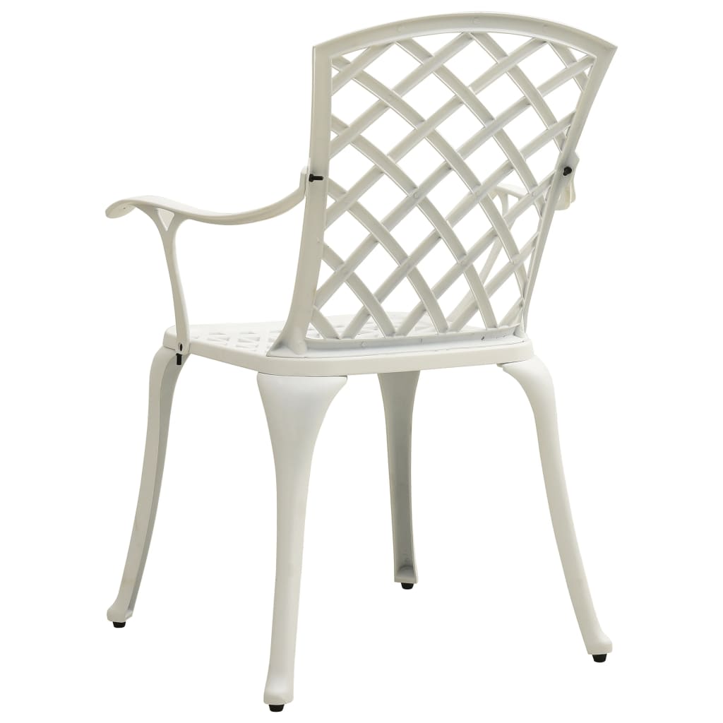 Bistro Set | White | Cast aluminium | Standard | Durable | Bistro Set