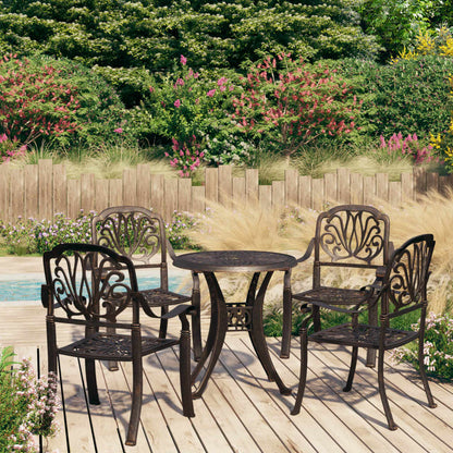 Bistro Set | Bronze | Cast aluminium | Medium | Durable | Bistro Set