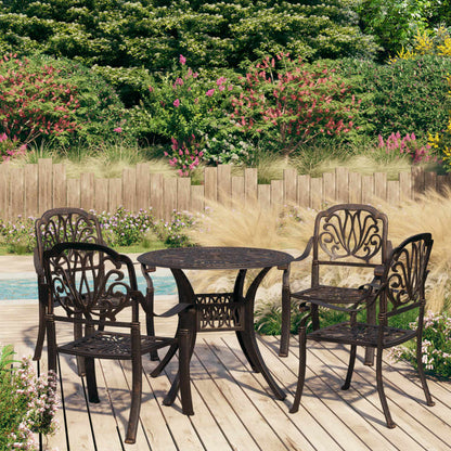 Bistro Set | Bronze | Cast aluminium | Medium | Durable | Bistro Set