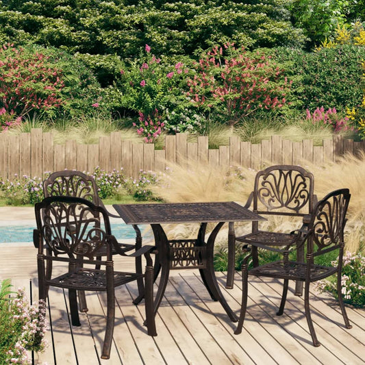 Bistro Set | Bronze | Cast aluminium | Standard | Bistro Set | Round
