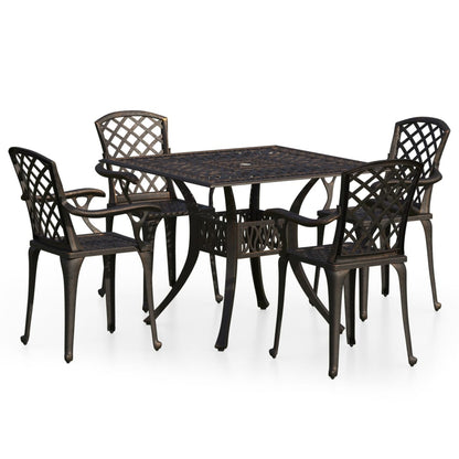 Bistro Set | Bronze | Cast Aluminium | Standard | Durable | Bistro Set