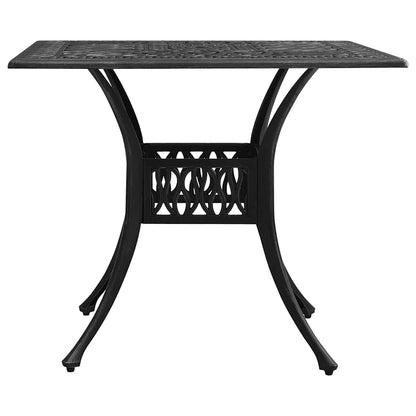 Bistro Set | Black | Cast aluminium |  Durable | Bistro Set | Round