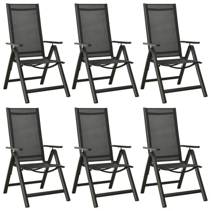 Dining Set | Anthracite | Aluminium | Medium | Adjustable Armrests