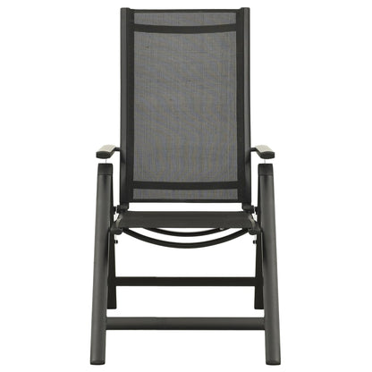 Dining Set | Anthracite | Aluminium | Medium | Adjustable Armrests