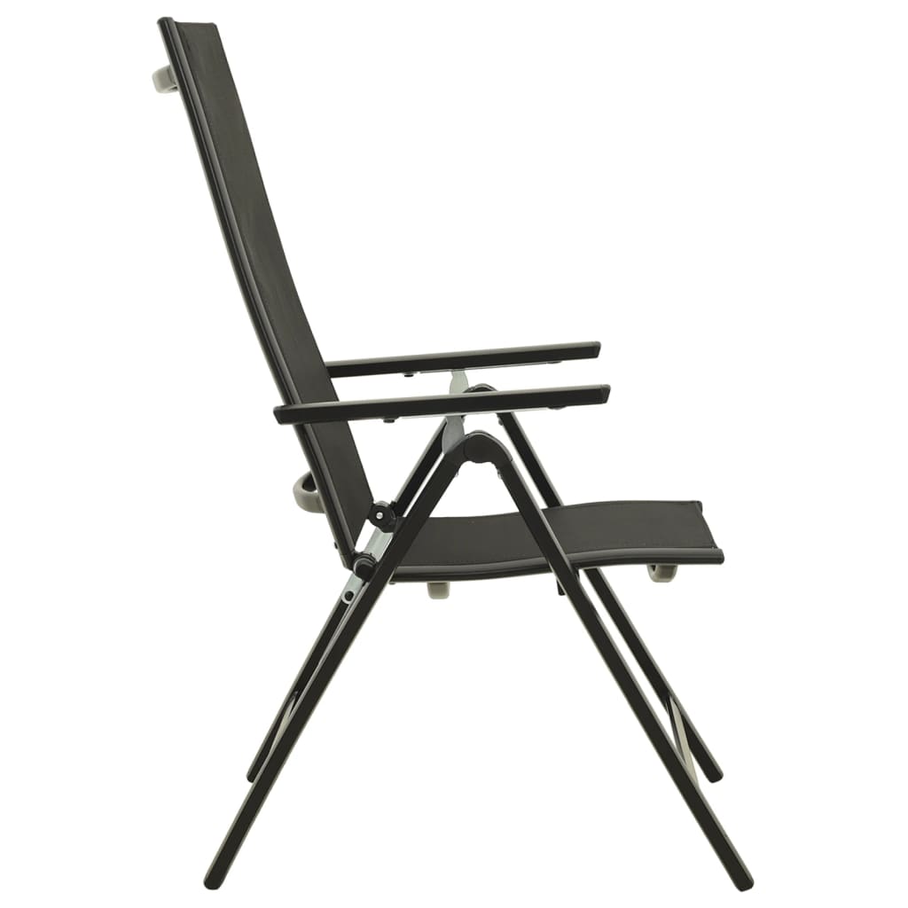 Dining Set | Anthracite | Aluminium | Medium | Adjustable Armrests