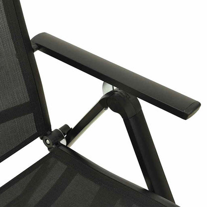 9 Piece Garden Dining Set Aluminium Anthracite