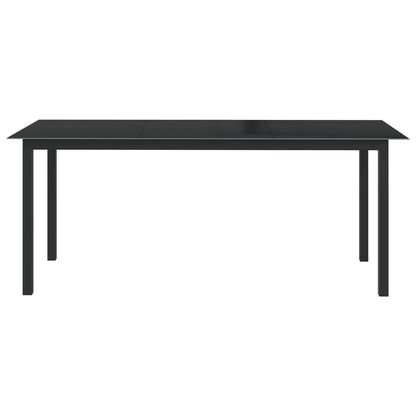 9 Piece Garden Dining Set Aluminium Anthracite