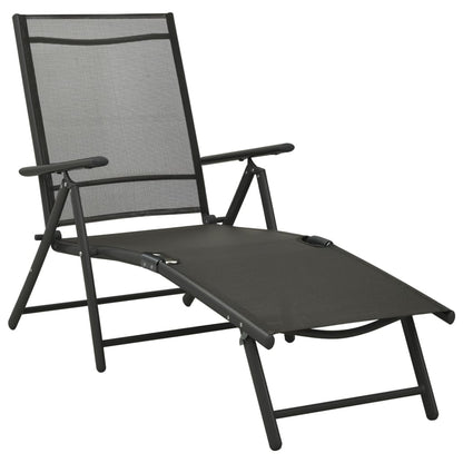 Dining Set | Black | Aluminium | 10 Piece Set | Adjustable Footrests