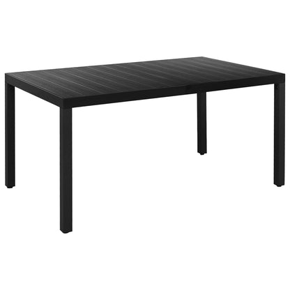 Dining Set | Black | Powder-coated aluminium, Textilene, WPC | Standard