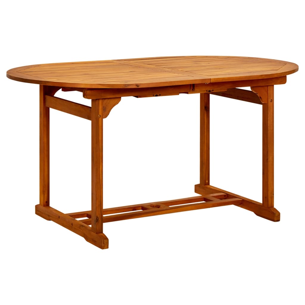 Dining Set | Black | Solid Acacia wood, PE rattan, Powder-Coated Steel