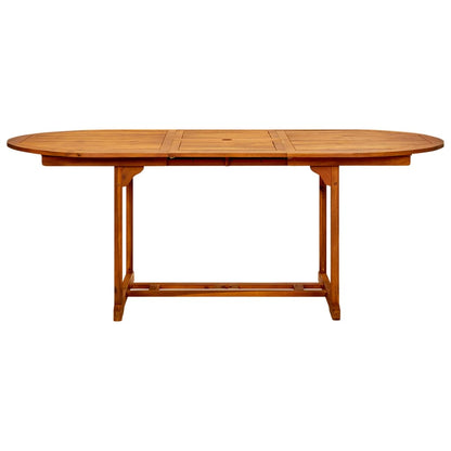 Dining Set | Black | Solid Acacia wood, PE rattan, Powder-Coated Steel