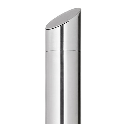 Garden Shower with Grey Base 225 cm Stainless Steel