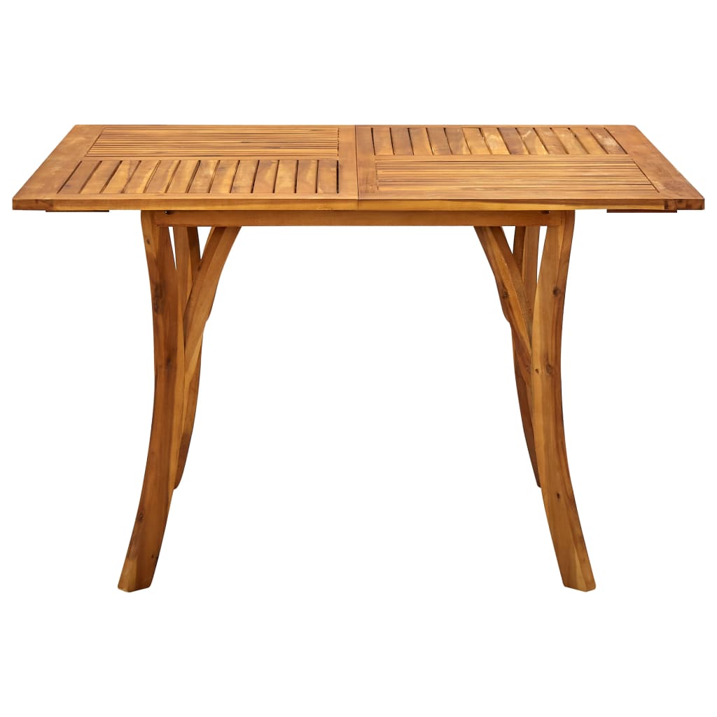Dining Set | Black | Solid Acacia wood | Medium |  Stackable