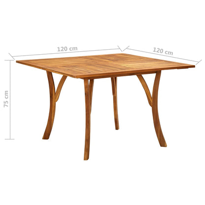 Dining Set | Black | Solid Acacia wood | Medium |  Stackable