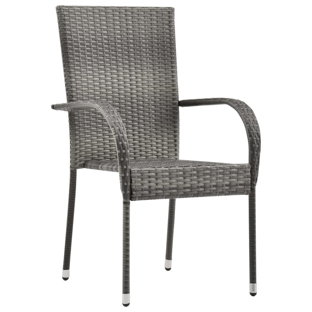 Dining Set | Grey | Solid Acacia wood | n/a | Stackable | Dining Set