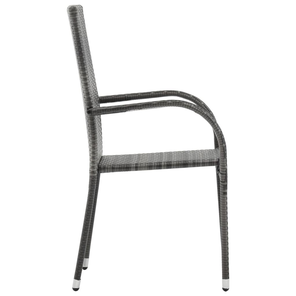 Dining Set | Grey | Solid Acacia wood | n/a | Stackable | Dining Set