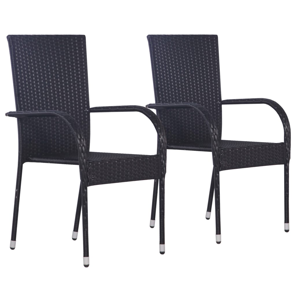 Dining Set | Black | Solid Acacia wood | Standard