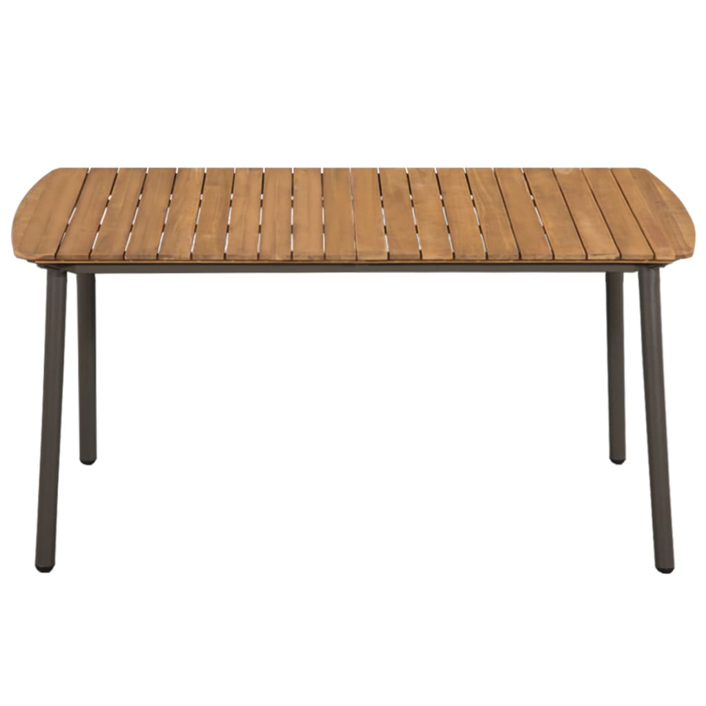 Dining Set | Brown | Solid Acacia wood | 150 cm x 90 cm x 72 cm