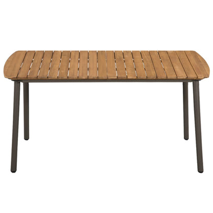Dining Set | Brown | Solid Acacia wood | 150 cm x 90 cm x 72 cm