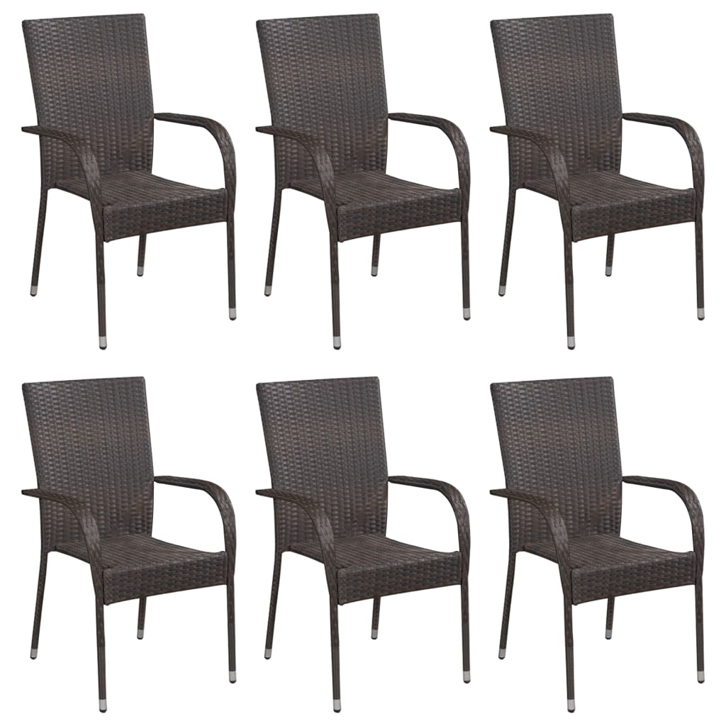 Dining Set | Brown | Solid Acacia wood | Large | Dining Set | Rectangular
