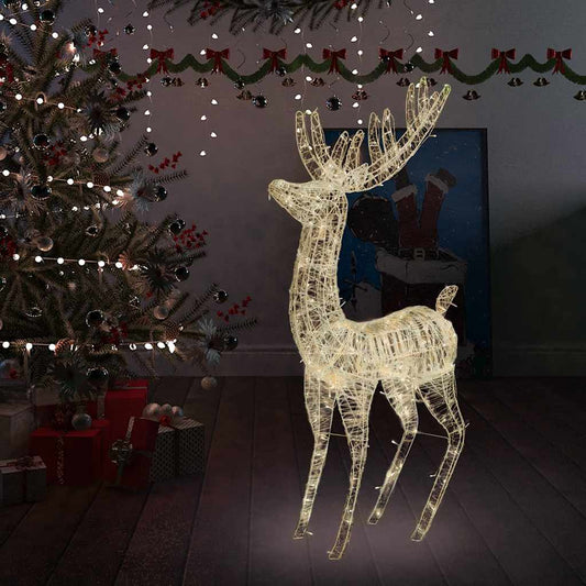 XXL Acrylic Christmas Reindeer 250 LED 180 cm Warm White