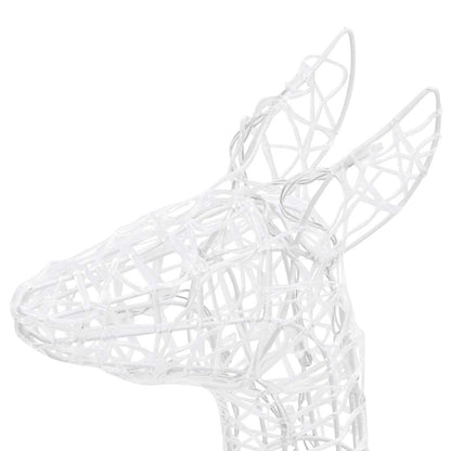 Acrylic Reindeer Family Christmas Decoration 160 LED Warm White