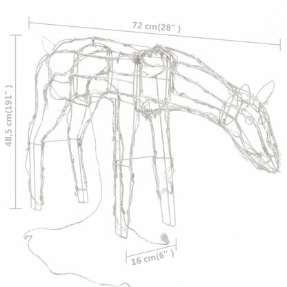 3 Piece Christmas Light Display Reindeers 229 LEDs