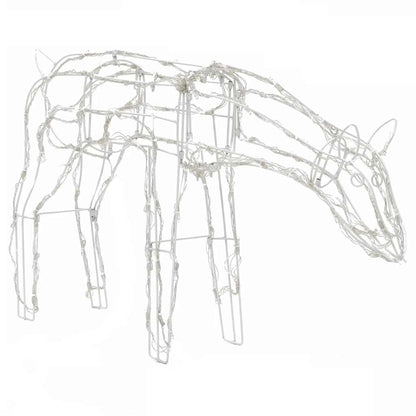 3 Piece Christmas Light Display Reindeers 229 LEDs