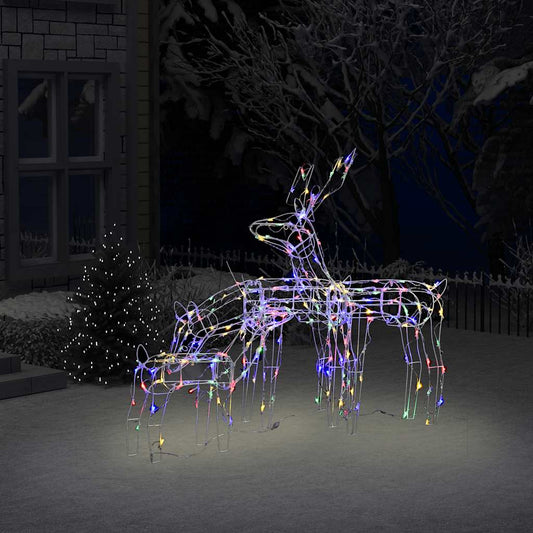 3 Piece Christmas Light Display Reindeers 229 LEDs