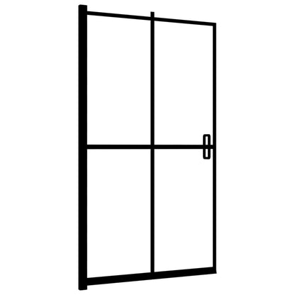 Folding Shower Enclosure ESG 80x140 cm Black