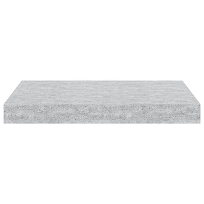 Floating Wall Shelf Concrete Grey 40x23x3.8 cm MDF