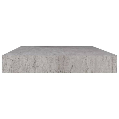 Floating Wall Shelves 4 pcs Concrete Grey 50x23x3.8 cm MDF