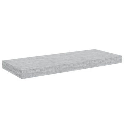 Floating Wall Shelf Concrete Grey 60x23.5x3.8 cm MDF