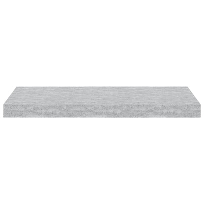 Floating Wall Shelf Concrete Grey 60x23.5x3.8 cm MDF