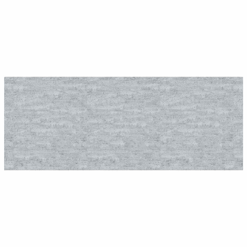 Floating Wall Shelves 2 pcs Concrete Grey 60x23.5x3.8 cm MDF