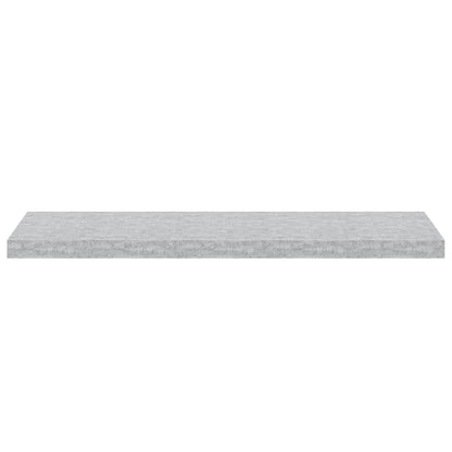 Floating Wall Shelf Concrete Grey 90x23.5x3.8 cm MDF