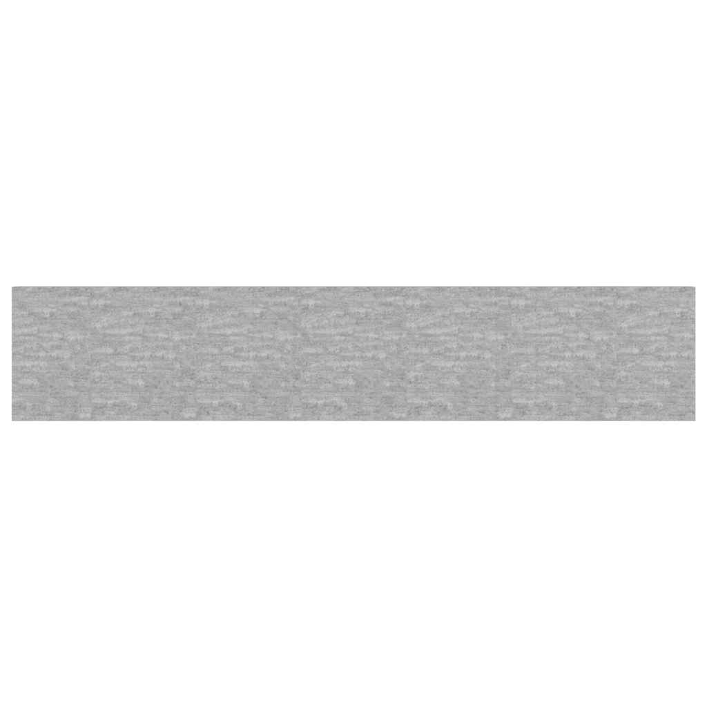Floating Wall Shelf Concrete Grey 120x23.5x3.8 cm MDF