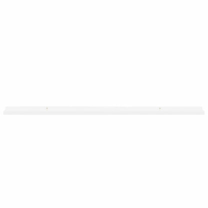 Wall Shelves 4 pcs High Gloss White 115x9x3 cm