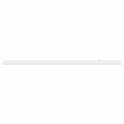 Wall Shelves 2 pcs White 100x9x3 cm