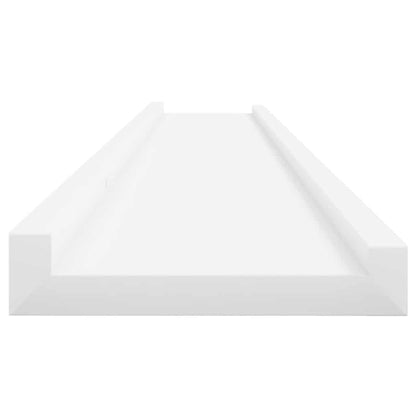 Wall Shelves 2 pcs White 115x9x3 cm