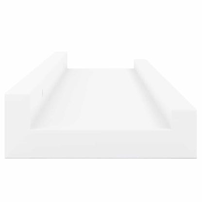 Wall Shelves 4 pcs White 40x9x3 cm