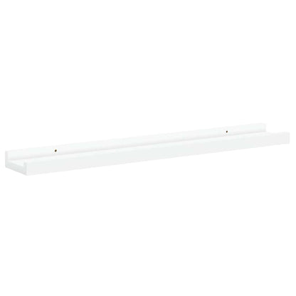 Wall Shelves 4 pcs White 60x9x3 cm