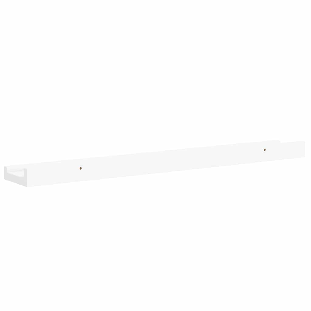 Wall Shelves 4 pcs White 60x9x3 cm