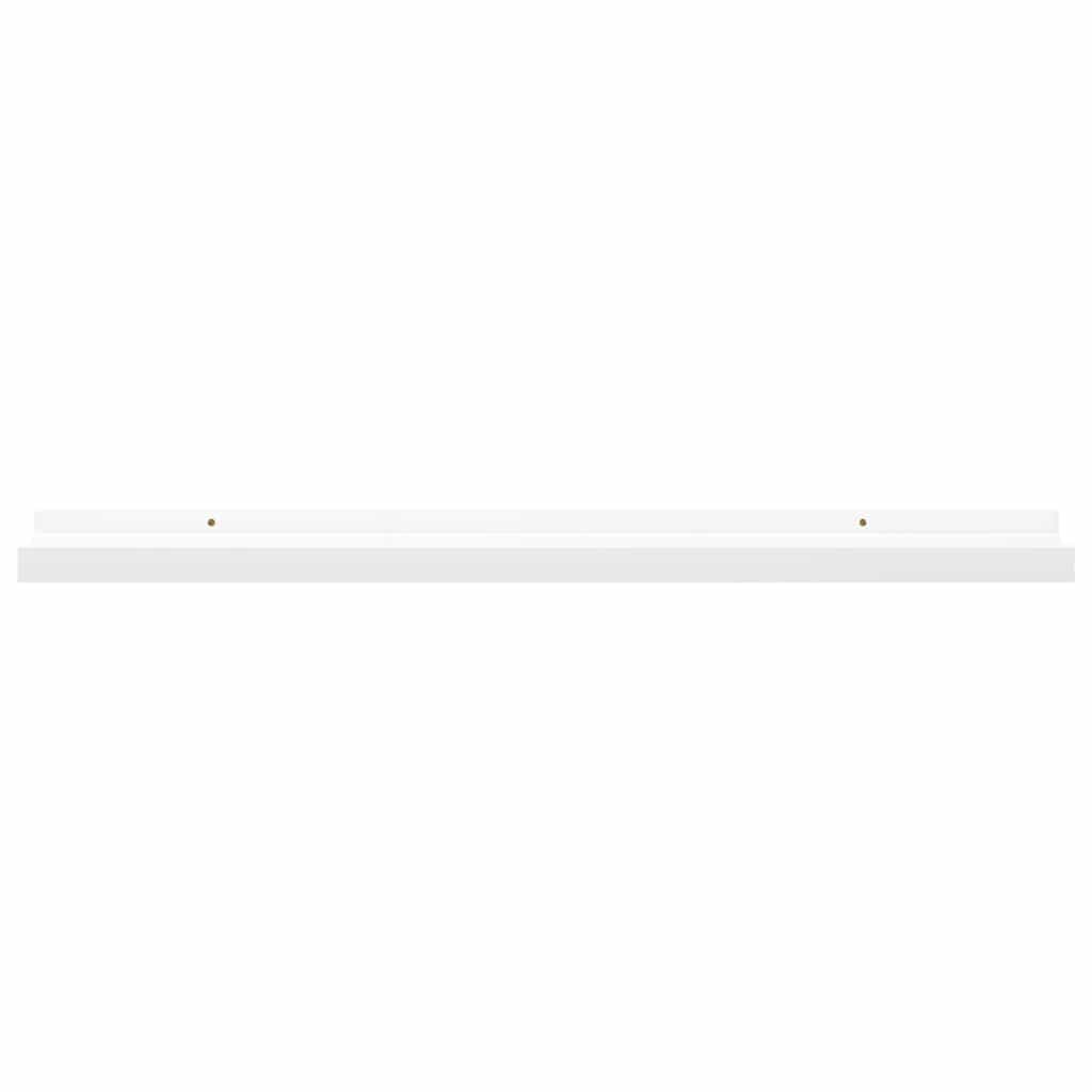 Wall Shelves 4 pcs White 80x9x3 cm
