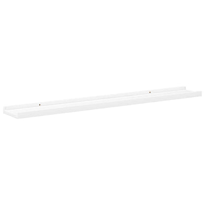 Wall Shelves 4 pcs White 80x9x3 cm