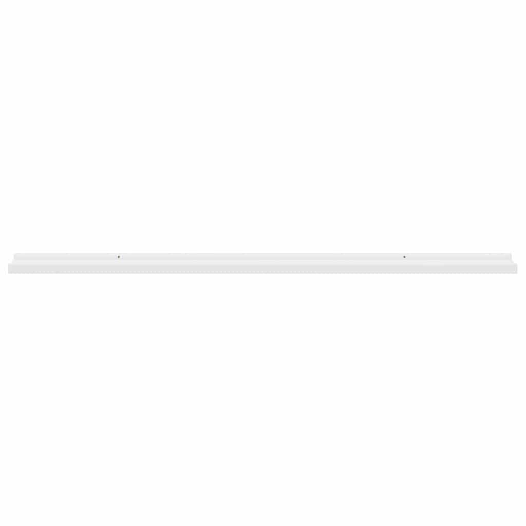 Wall Shelves 4 pcs White 115x9x3 cm