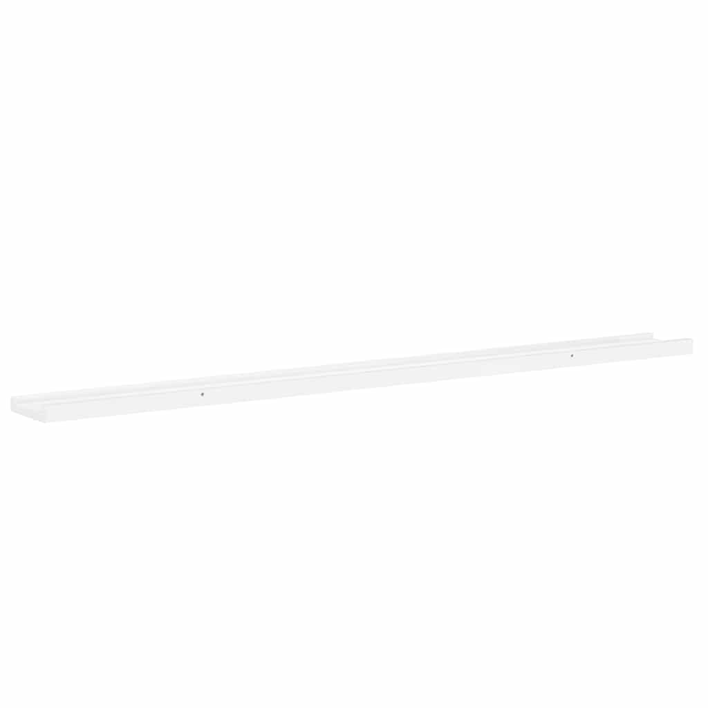 Wall Shelves 4 pcs White 115x9x3 cm