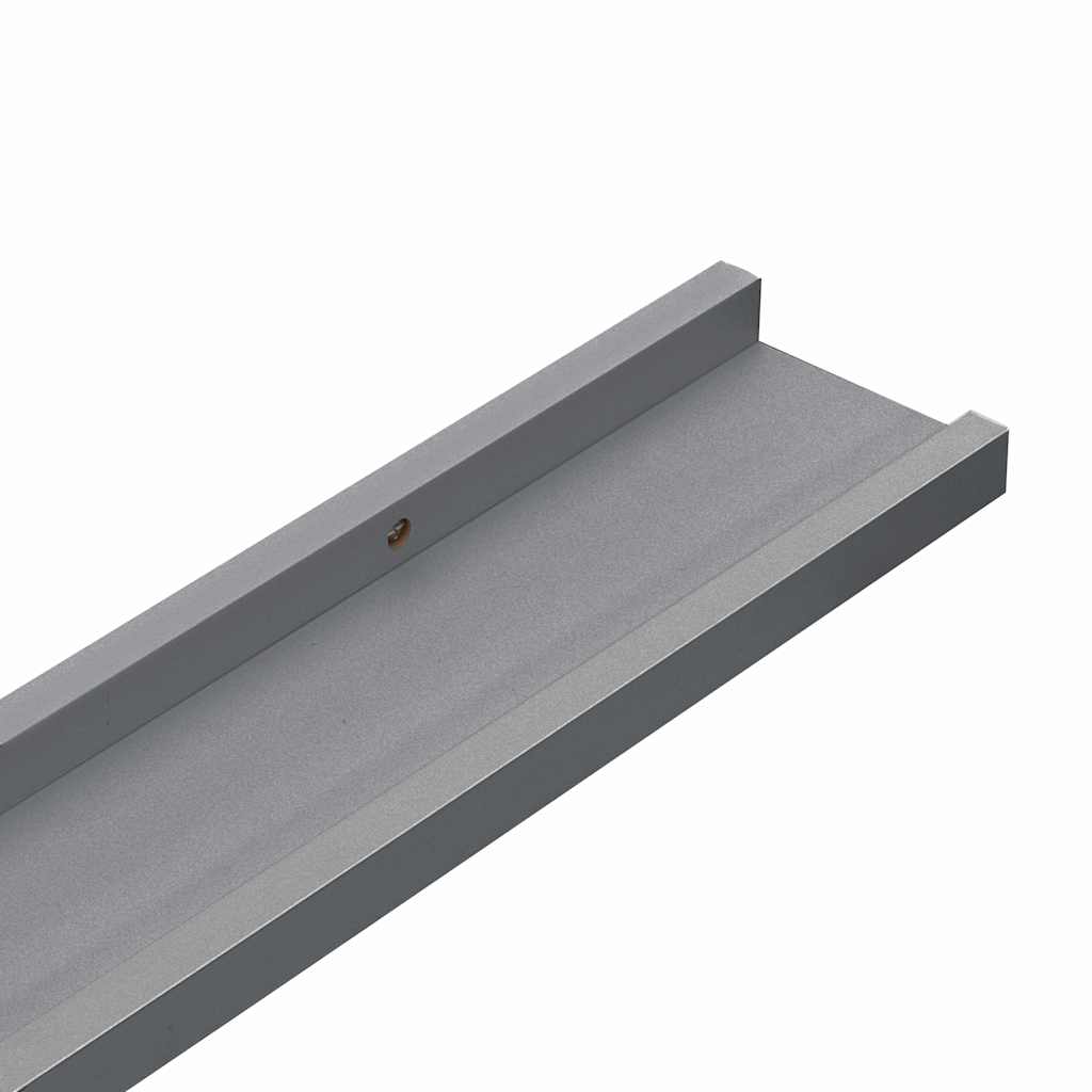 Wall Shelves 4 pcs Grey 60x9x3 cm