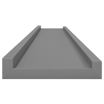 Wall Shelves 4 pcs Grey 115x9x3 cm
